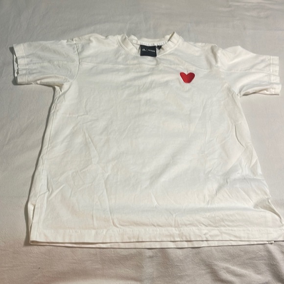 Unisex Adidas Ivy Park Heart Drip T-Shirt - Picture 3 of 6